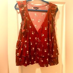 American Eagle Floral Top